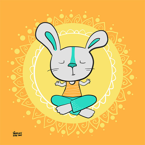 Yoga animals - Rabbit