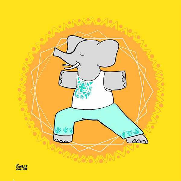 Yoga animals - Elephant