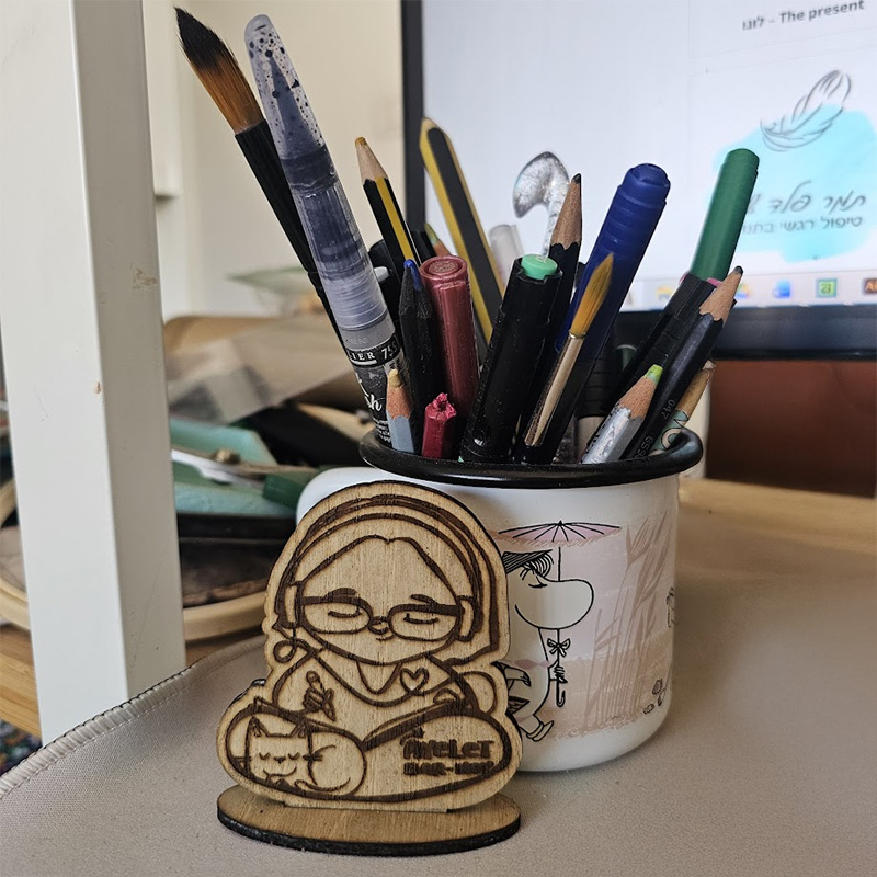 On my desk